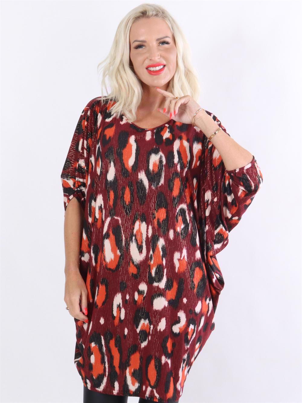 Rimini - Elastisk kjole med flagermusærmer